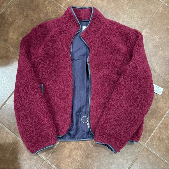 ivory ella Jackets & Blazers - Ivory Ella Sherpa Jacket